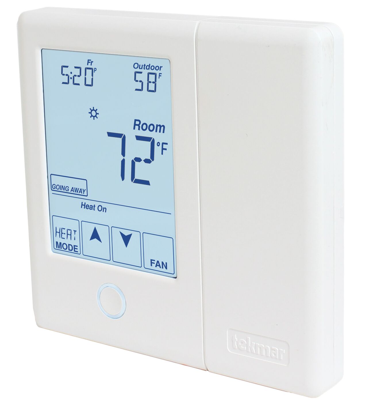Tekmar Thermostat 7-Day Programmable Two Stage Heat/Cool Touchscreen